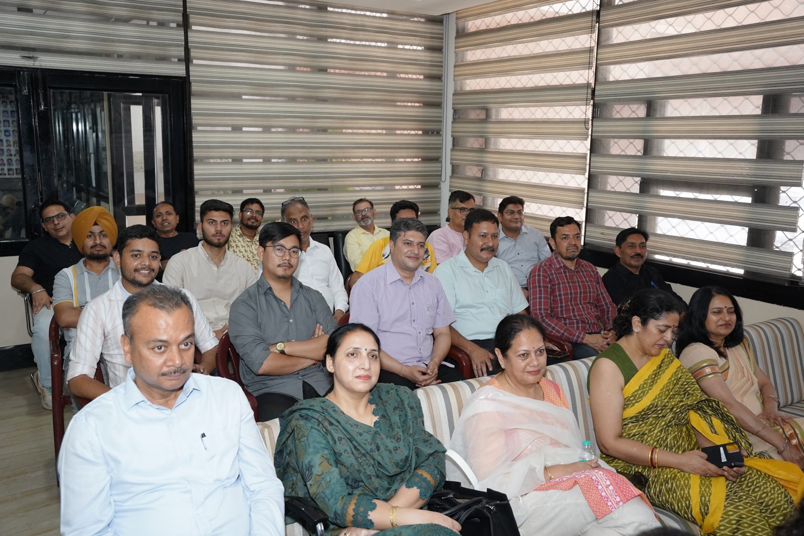 Alumni at the launch ceremony.