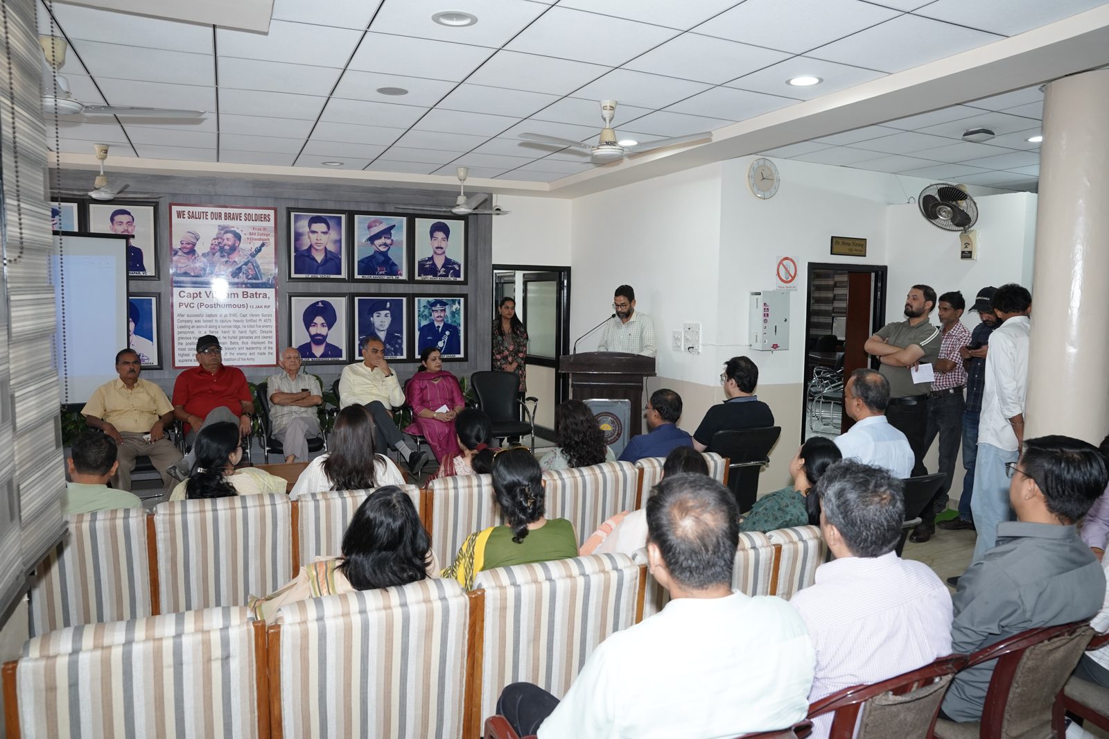 The gathering during the proceedings.